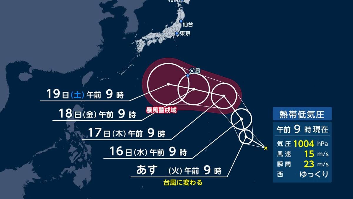 また台風。。。